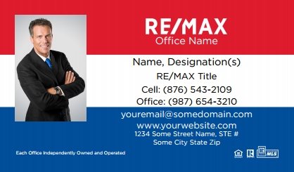 Remax-Business-Card-Compact-With-Medium-Photo-TH56-P1-L3-D3-Red-Blue-White