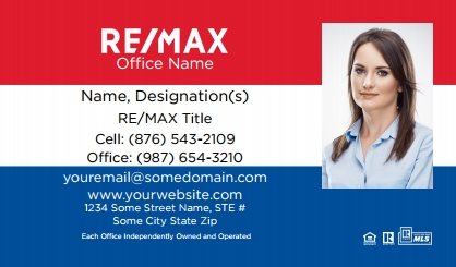 Remax-Business-Card-Compact-With-Medium-Photo-TH56-P2-L3-D3-Red-Blue-White