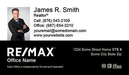 Remax-Business-Card-Compact-With-Small-Photo-TH3-P1-L3-D3-Black-White