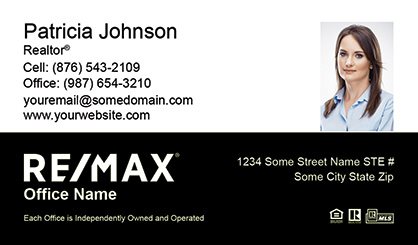 Remax-Business-Card-Compact-With-Small-Photo-TH3-P2-L3-D3-Black-White