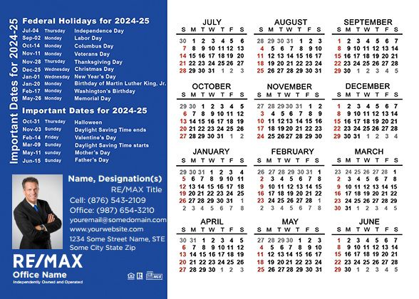 Remax Calendar Magnet 4.25X6 REMAX-CALMAG4256-017