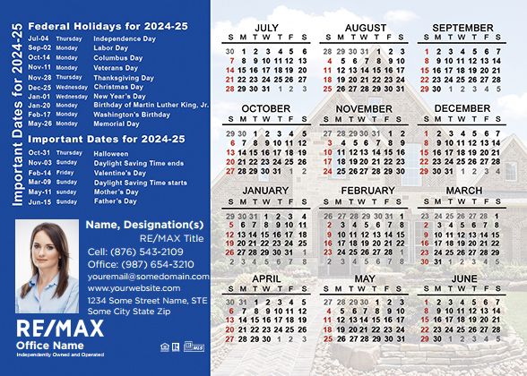 Remax Calendar Magnet 4.25X6 REMAX-CALMAG4256-018