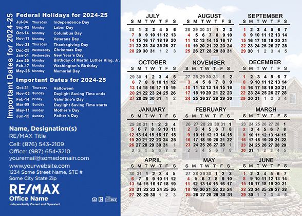 Remax Calendar Magnet 4.25X6 REMAX-CALMAG4256-022