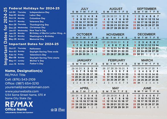 Remax Calendar Magnet 4.25X6 REMAX-CALMAG4256-023