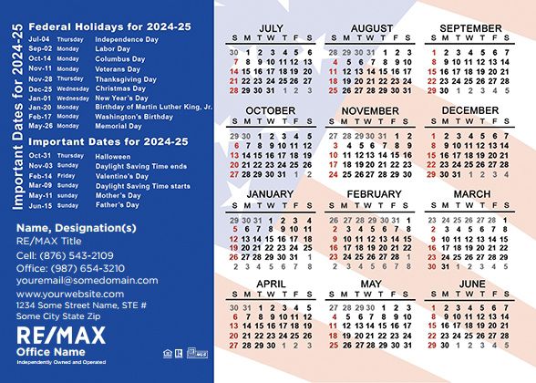 Remax Calendar Magnet 4.25X6 REMAX-CALMAG4256-024