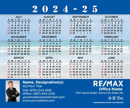 Remax Calendar Magnet 3.5X4 REMAX-CALMAG3540-011
