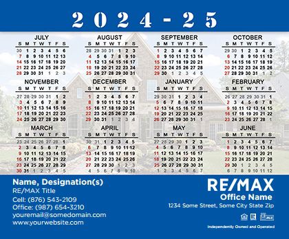 Remax Calendar Magnet 3.5X4 REMAX-CALMAG3540-014
