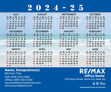 Remax Calendar Magnet 3.5X4 REMAX-CALMAG3540-015