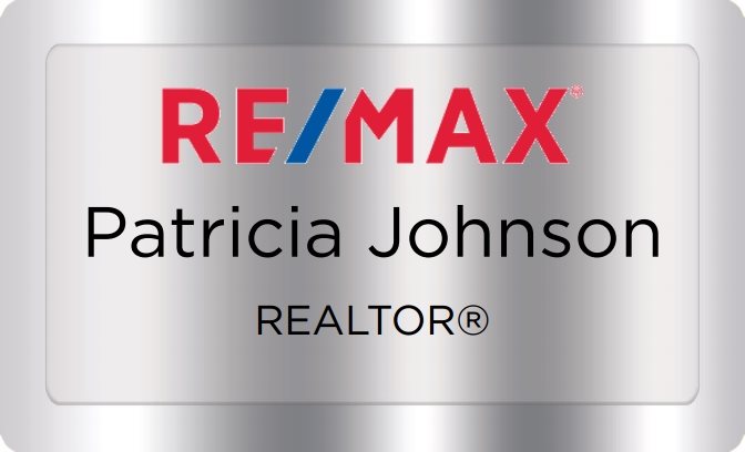 Remax Name Badges Silver (W:2