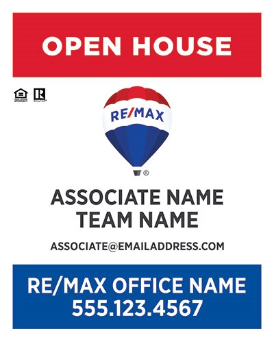 Remax Real Estate Yard Signs REMAX-PAN3024AL-006