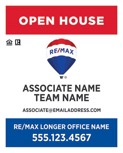 Remax Real Estate Yard Signs REMAX-PAN3024AL-008