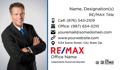 Remax UV Raised Business Cards REMAX-BCRAISEDUVSUEDE-001