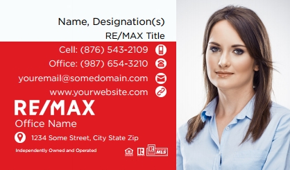 Remax UV Raised Business Cards REMAX-BCRAISEDUVSUEDE-011