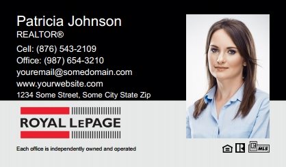 Royal-LePage-Canada-Business-Card-Compact-With-Full-Photo-T3-TH03BW-P2-L1-D1-Black-Others