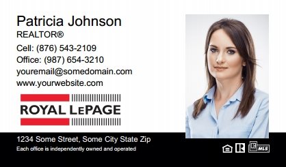 Royal-LePage-Canada-Business-Card-Compact-With-Full-Photo-T3-TH05BW-P2-L1-D3-Black-White-Others