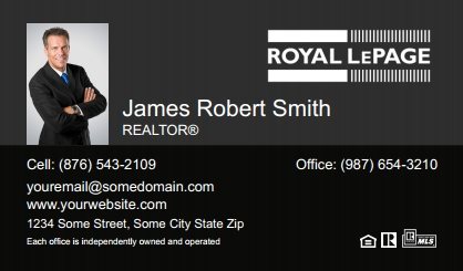Royal-LePage-Canada-Business-Card-Compact-With-Small-Photo-T3-TH20BW-P1-L3-D3-Black