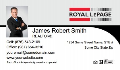 Royal-LePage-Canada-Business-Card-Compact-With-Small-Photo-T3-TH25BW-P1-L1-D3-Black-White-Others