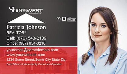 Shorewest-Realtors-Business-Card-Compact-With-Full-Photo-TH23-P2-L3-D3-Black-White-Red