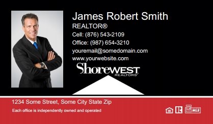 Shorewest-Realtors-Business-Card-Compact-With-Medium-Photo-TH19C-P1-L3-D3-Red-Black-White