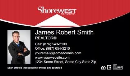 Shorewest-Realtors-Business-Card-Compact-With-Small-Photo-TH13C-P1-L3-D3-Black-Red-White
