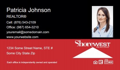 Shorewest-Realtors-Business-Card-Compact-With-Small-Photo-TH23C-P2-L3-D3-Red-Black