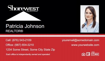 Shorewest-Realtors-Business-Card-Compact-With-Small-Photo-TH26C-P2-L3-D3-Black-Red-White
