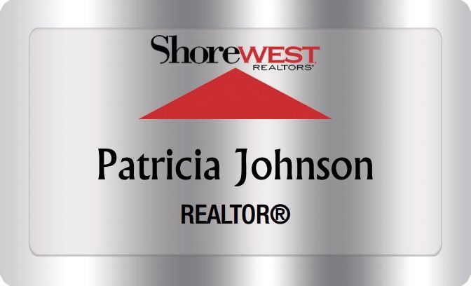 Shorewest Realtors Name Badges Silver (W:2
