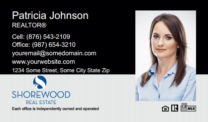 Shorewood-Realtors-Business-Card-Compact-With-Full-Photo-T2-TH03BW-P2-L1-D1-Black-Others