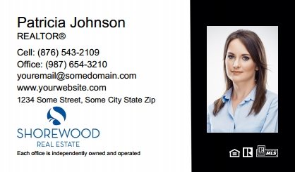 Shorewood-Realtors-Business-Card-Compact-With-Medium-Photo-T2-TH07BW-P2-L1-D3-Black-White