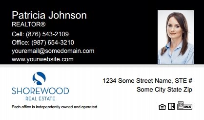 Shorewood-Realtors-Business-Card-Compact-With-Small-Photo-T2-TH18BW-P2-L1-D1-Black-White-Others