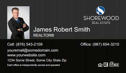 Shorewood-Realtors-Business-Card-Compact-With-Small-Photo-T2-TH20BW-P1-L3-D3-Black