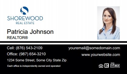 Shorewood-Realtors-Business-Card-Compact-With-Small-Photo-T2-TH24BW-P2-L1-D3-Black-White