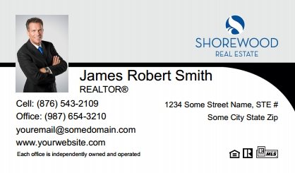 Shorewood-Realtors-Business-Card-Compact-With-Small-Photo-T2-TH25BW-P1-L1-D3-Black-White-Others