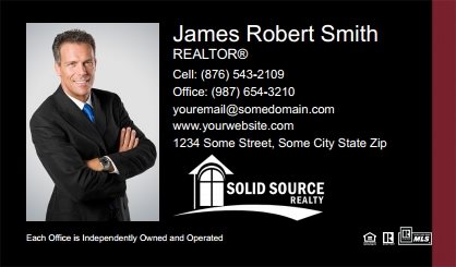 Solid Source Realty Business Cards SSRI-BC-002