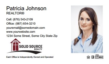 Solid Source Realty Business Cards SSRI-BC-009