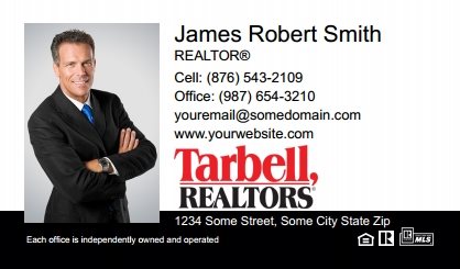 Tarbell-Realtors-Business-Card-Compact-With-Full-Photo-T2-TH04BW-P1-L1-D3-Black-White-Others