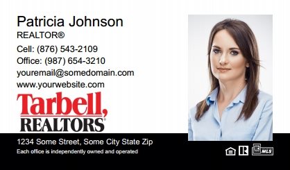 Tarbell-Realtors-Business-Card-Compact-With-Full-Photo-T2-TH05BW-P2-L1-D3-Black-White-Others