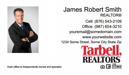 Tarbell-Realtors-Business-Card-Compact-With-Medium-Photo-T2-TH06W-P1-L1-D1-White