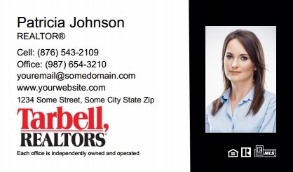 Tarbell-Realtors-Business-Card-Compact-With-Medium-Photo-T2-TH07BW-P2-L1-D3-Black-White