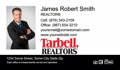 Tarbell-Realtors-Business-Card-Compact-With-Medium-Photo-T2-TH08BW-P1-L1-D3-Black-White-Others