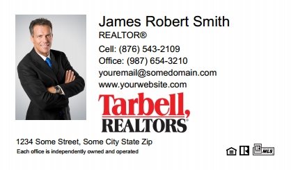 Tarbell-Realtors-Business-Card-Compact-With-Medium-Photo-T2-TH08W-P1-L1-D1-White
