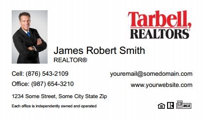 Tarbell-Realtors-Business-Card-Compact-With-Small-Photo-T2-TH16W-P1-L1-D1-White