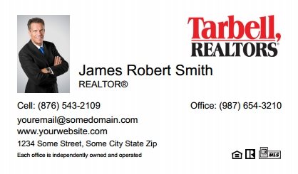 Tarbell-Realtors-Business-Card-Compact-With-Small-Photo-T2-TH20W-P1-L1-D1-White