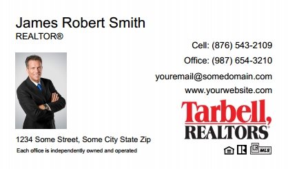 Tarbell-Realtors-Business-Card-Compact-With-Small-Photo-T2-TH21W-P1-L1-D1-White