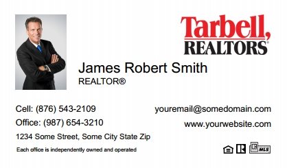 Tarbell-Realtors-Business-Card-Compact-With-Small-Photo-T2-TH23W-P1-L1-D1-White