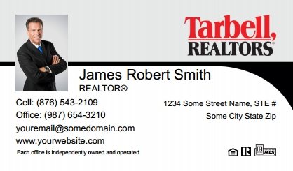 Tarbell-Realtors-Business-Card-Compact-With-Small-Photo-T2-TH25BW-P1-L1-D3-Black-White-Others