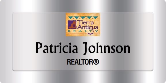 Tierra Antigua Realty Name Badges Silver (W:3
