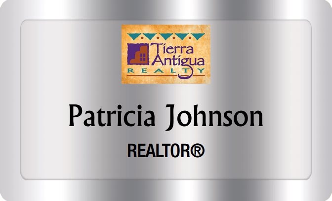 Tierra Antigua Realty Name Badges Silver (W:2