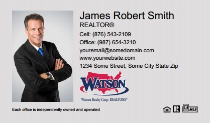 Watson Realty Business Card Magnets WRC-BCM-001