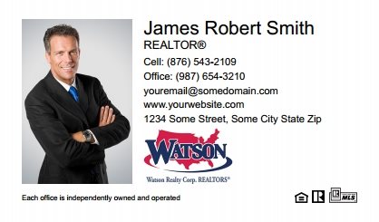 Watson Realty Business Card Magnets WRC-BCM-002